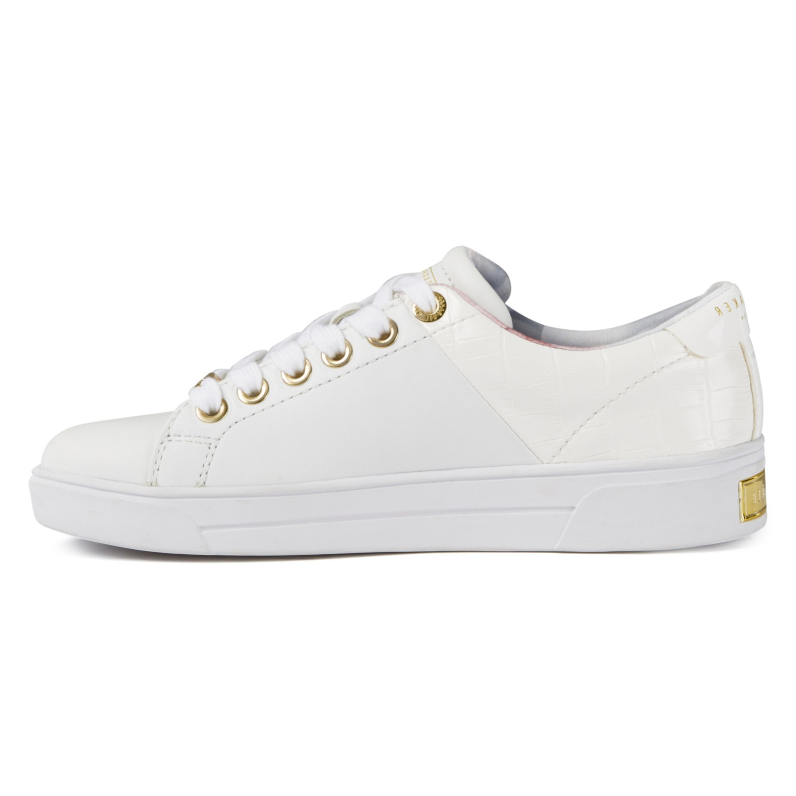 Ted Baker Lace Ophily Trainers in White - Lyst