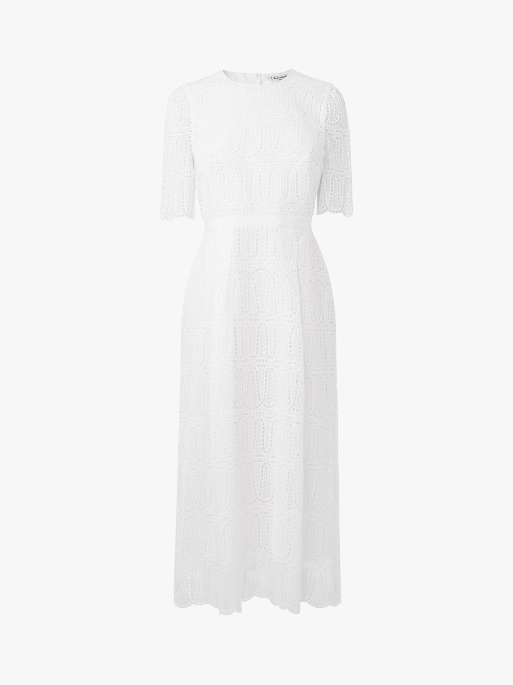 lk bennett white dress