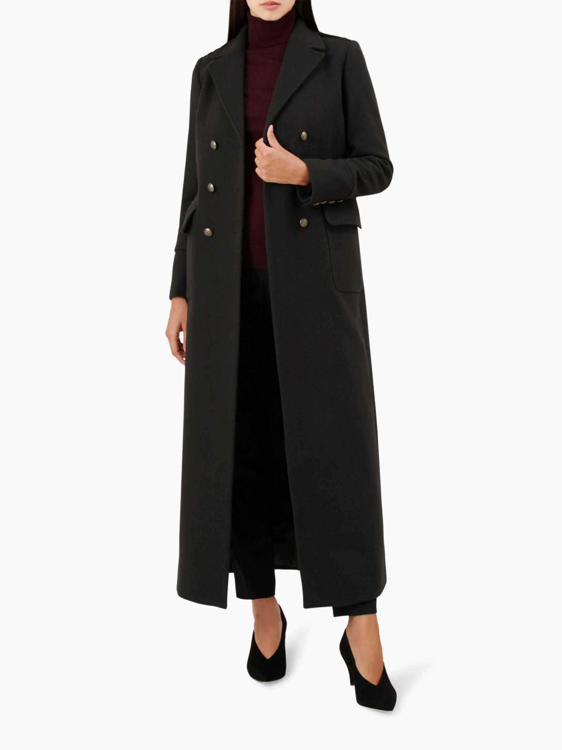 Hobbs Wool Bianca Maxi Coat in Black Lyst