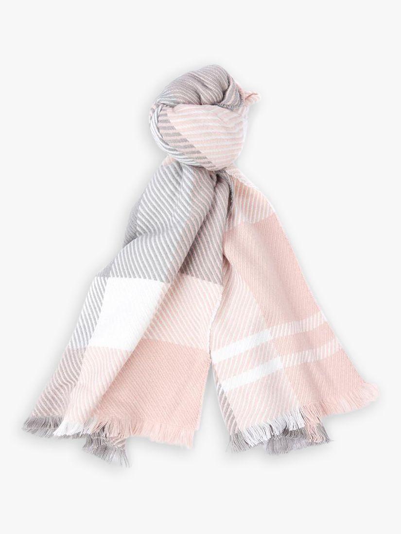 Barbour Synthetic Blair Tartan Scarf in Pink/gr (Pink) - Lyst