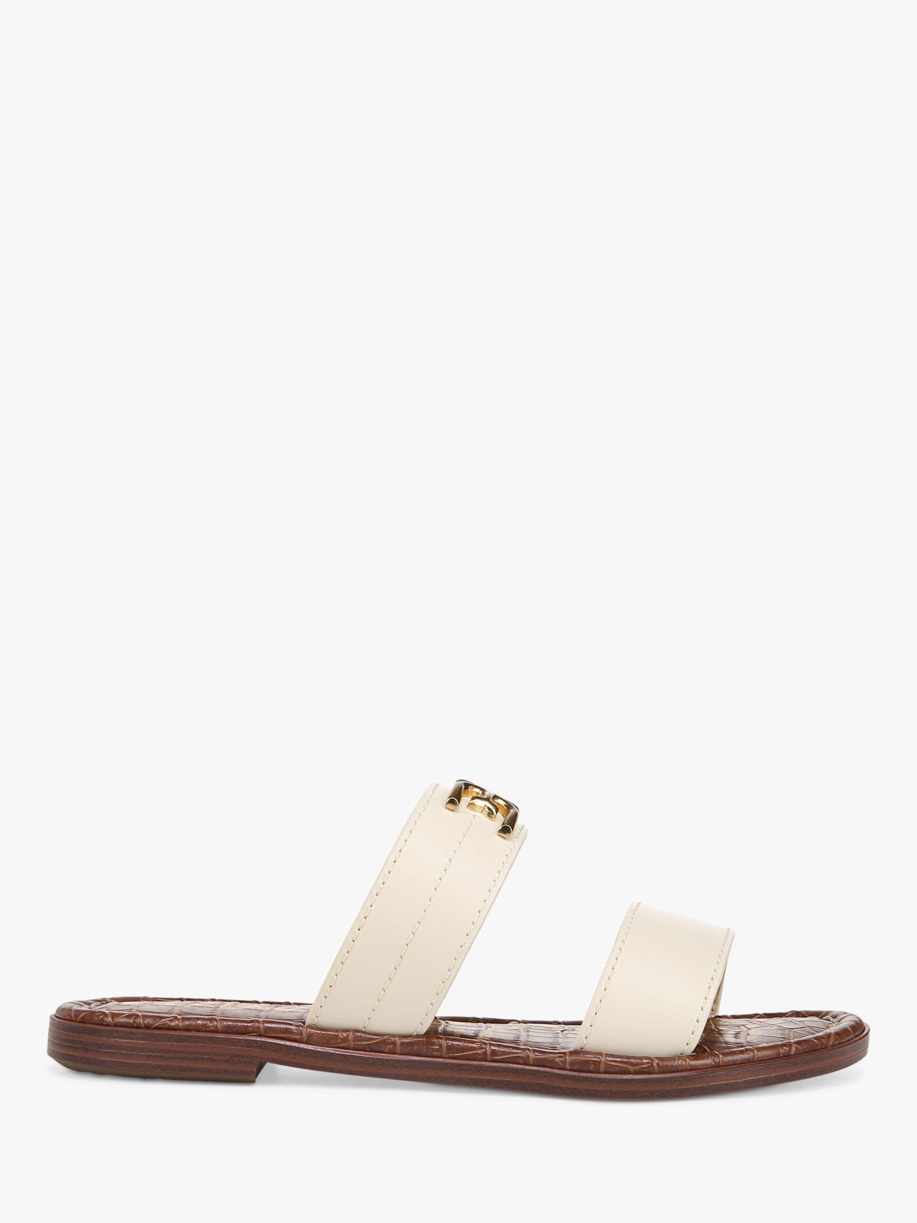 Sam Edelman Gilles Leather Slides in White Lyst UK