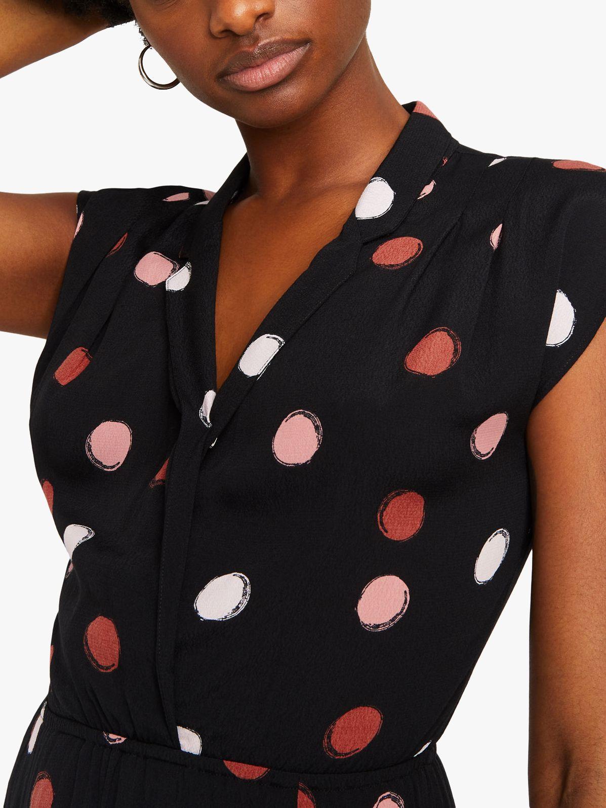 warehouse painted spot dress