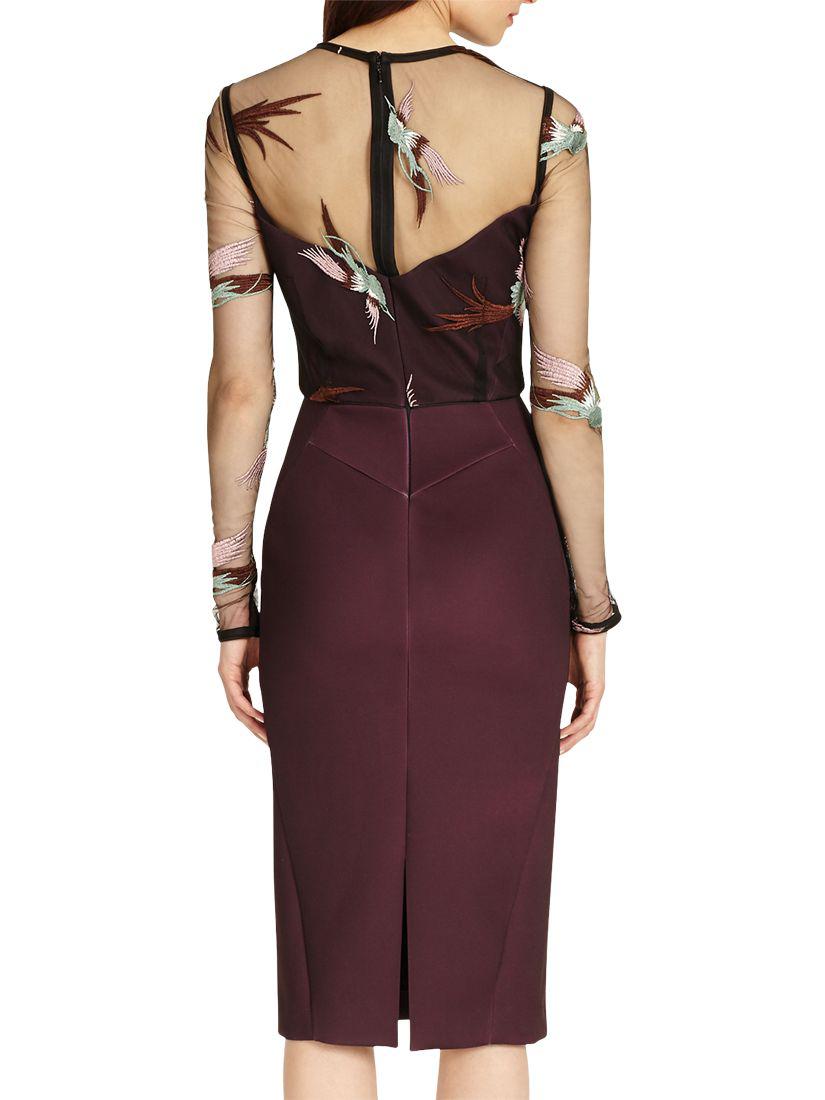 phase eight marly embroidered dress