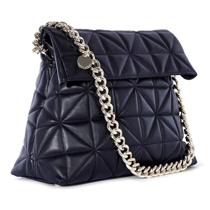 karen millen leather regent chain bag
