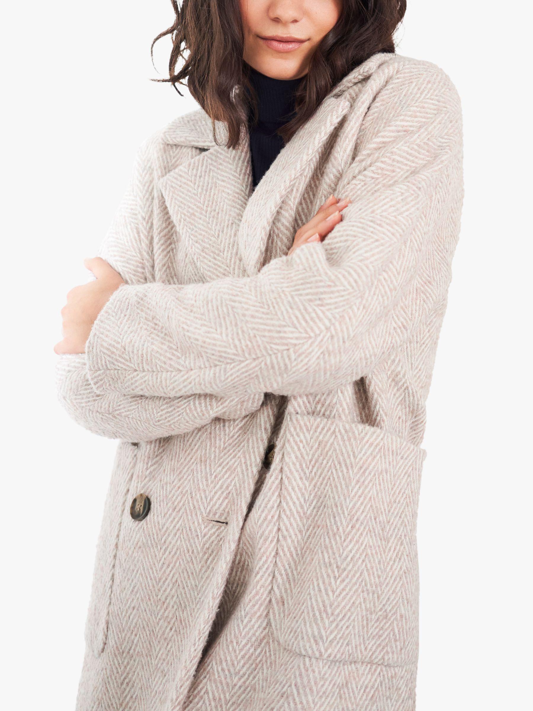 white stuff hooded wool coat