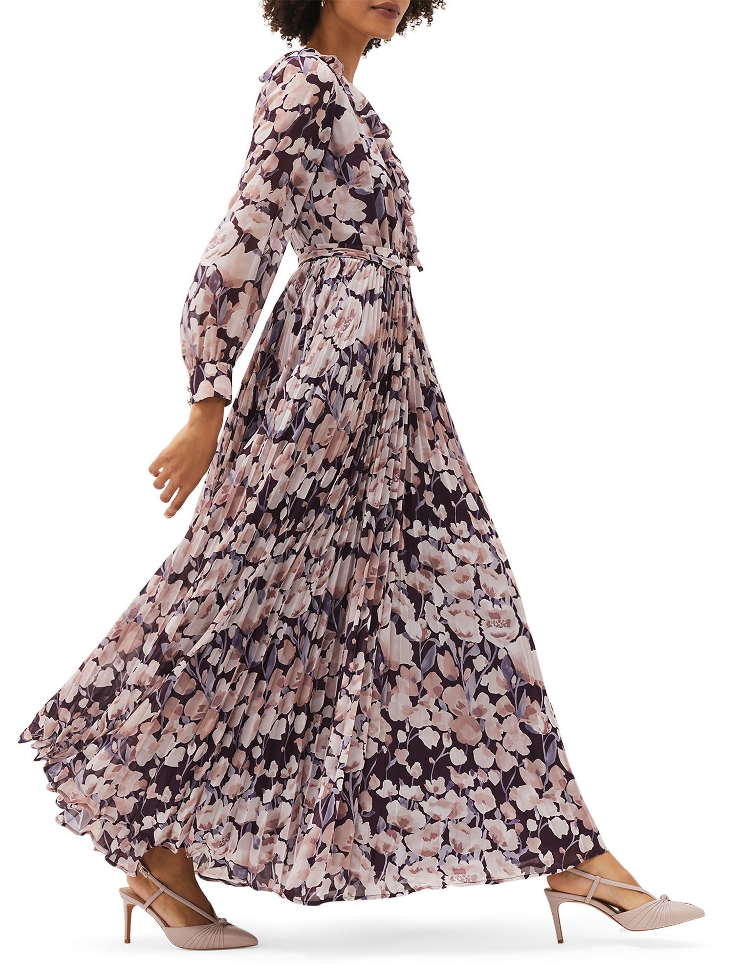 Phase Eight Fredrika Floral Pleated Midi Dress | Lyst UK