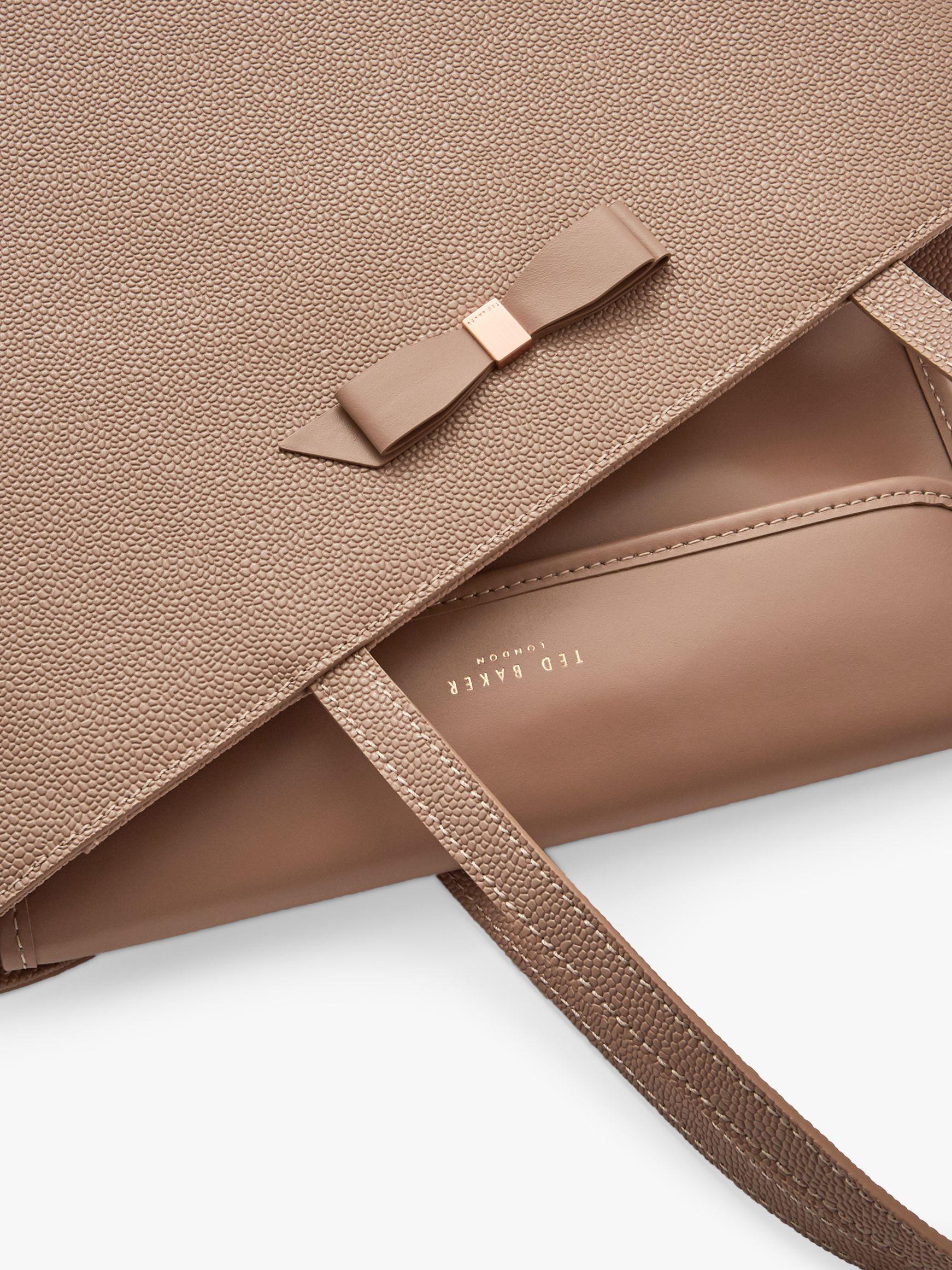 ted baker jessica bow leather shopper bag