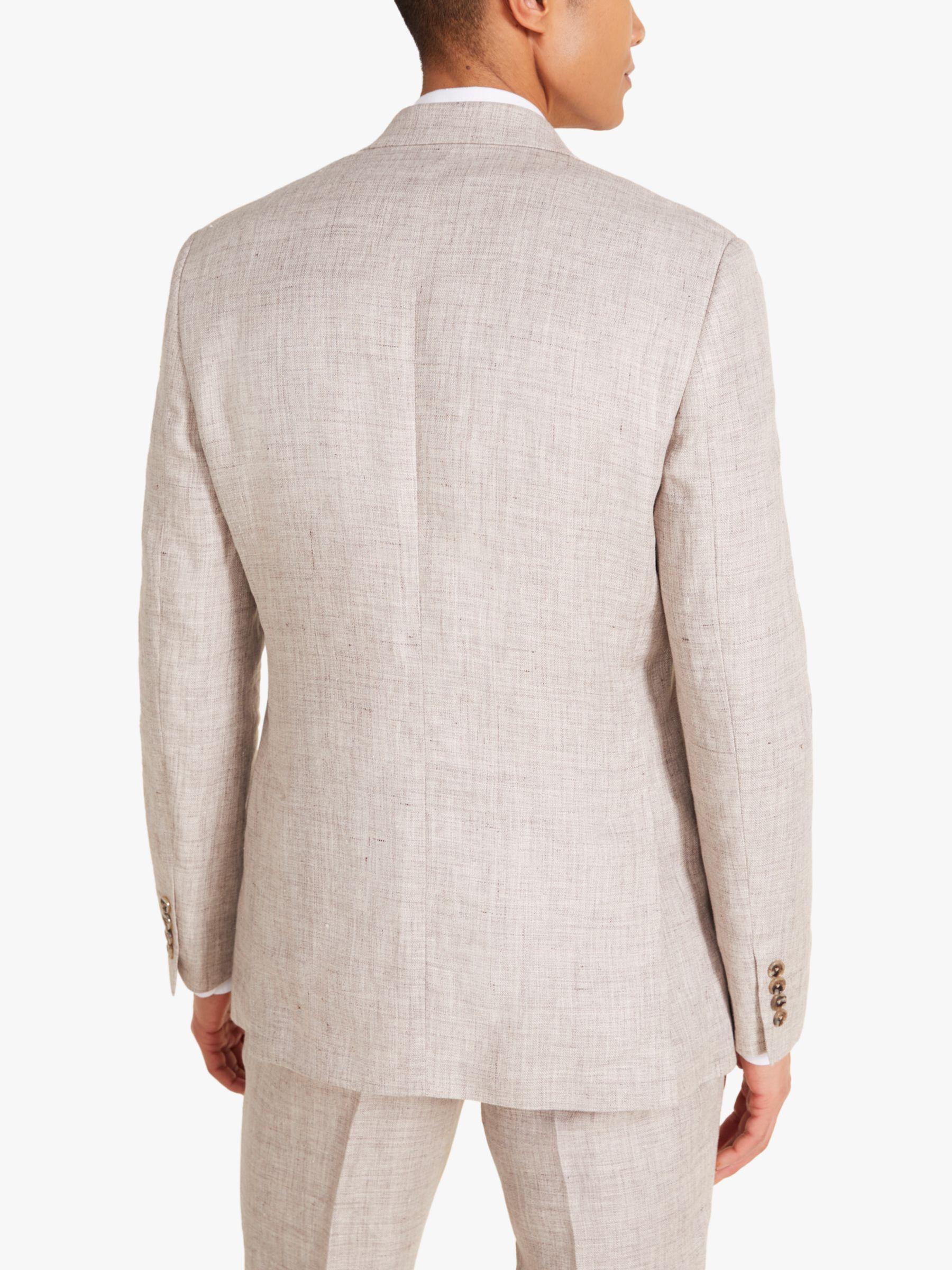 Moss 1851 Tailored Linen Suit Jacket in Natural for Men Lyst UK