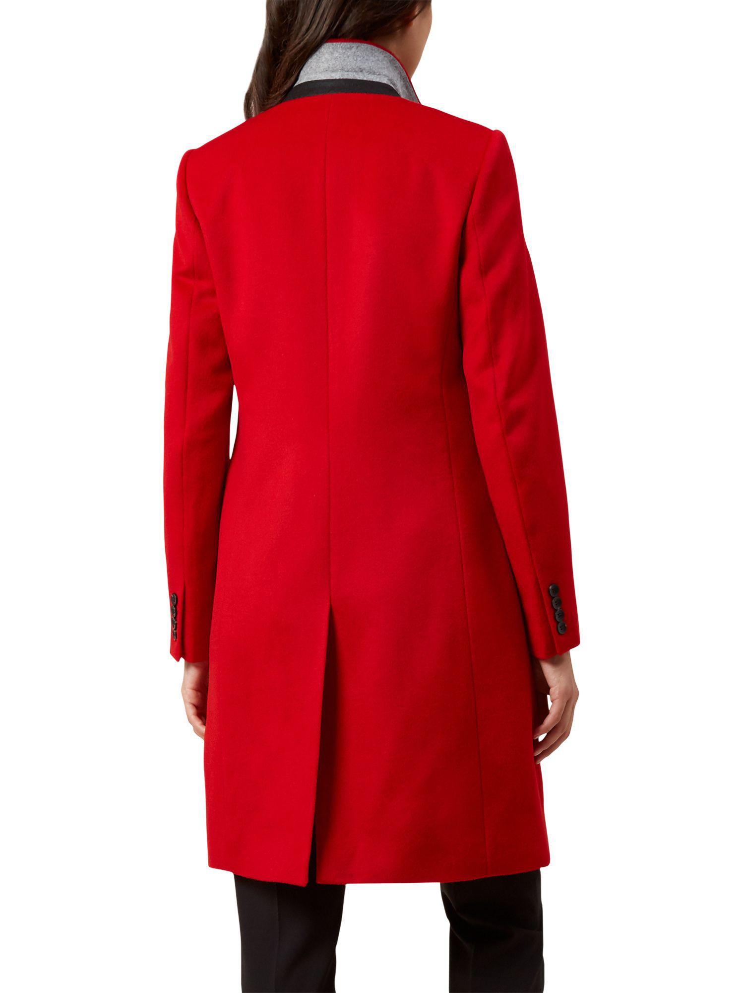 Shopping \u003ehobbs tilda coat red big sale 