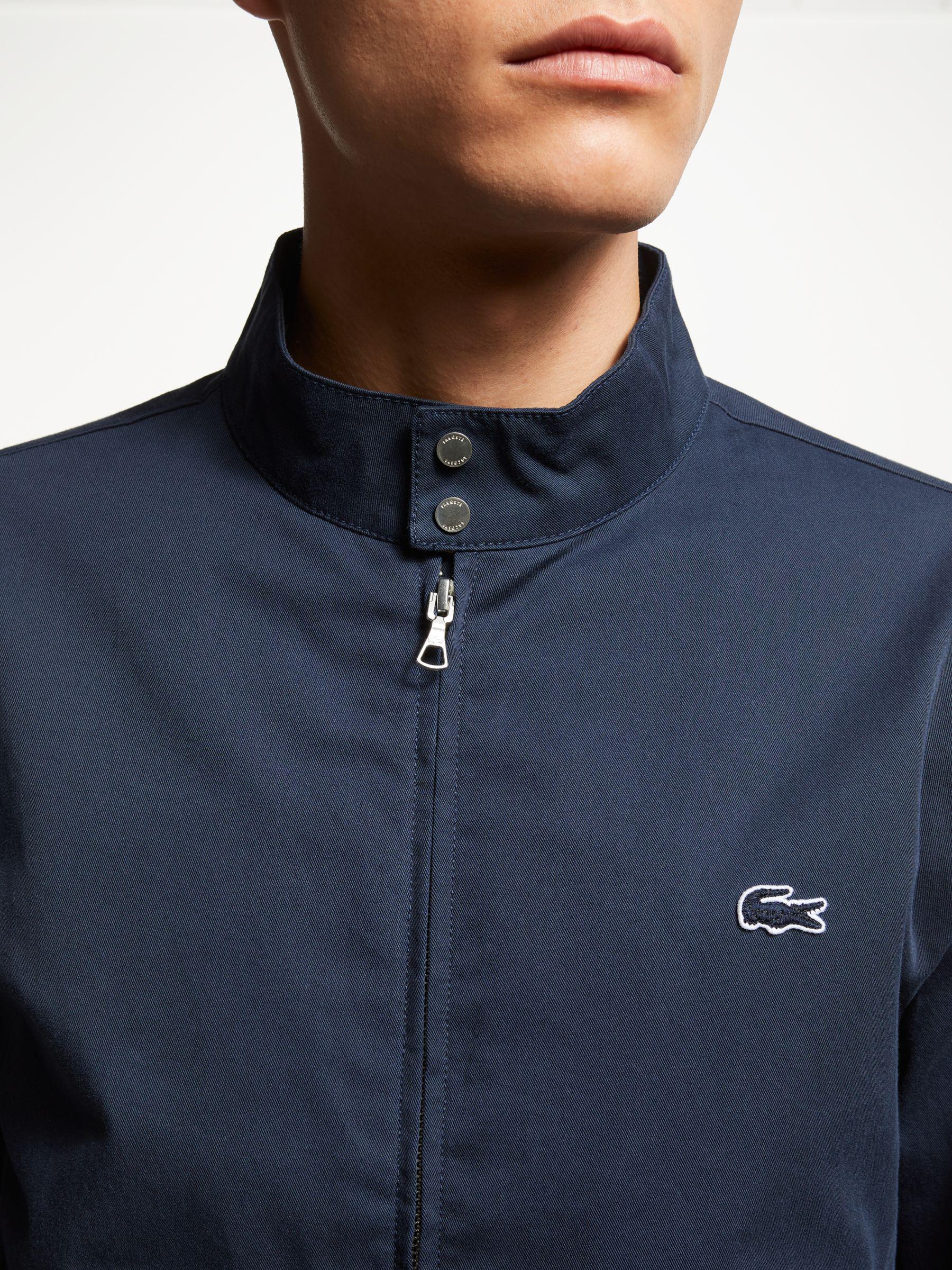 lacoste harrington jacket navy