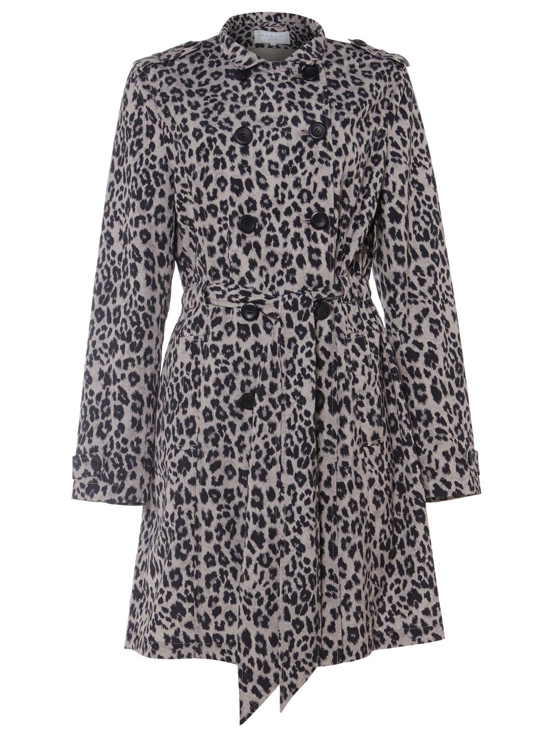 damsel in a dress leopard coat