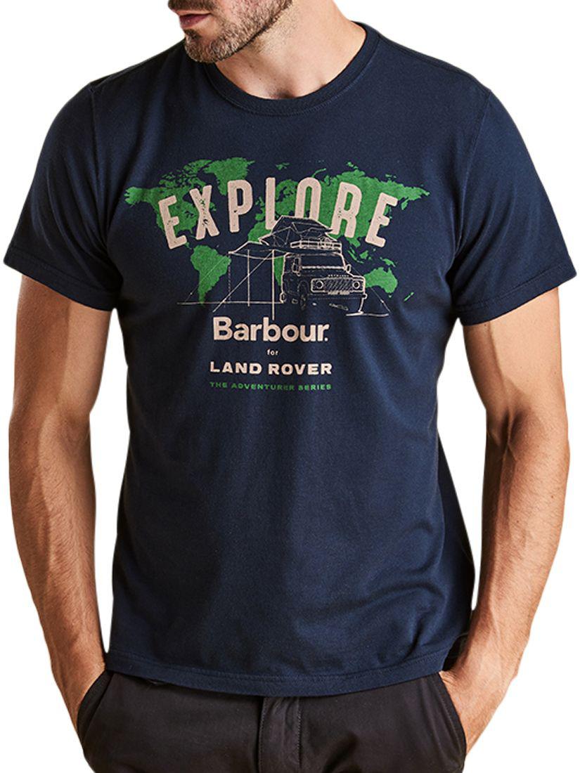 barbour land rover defender t shirt