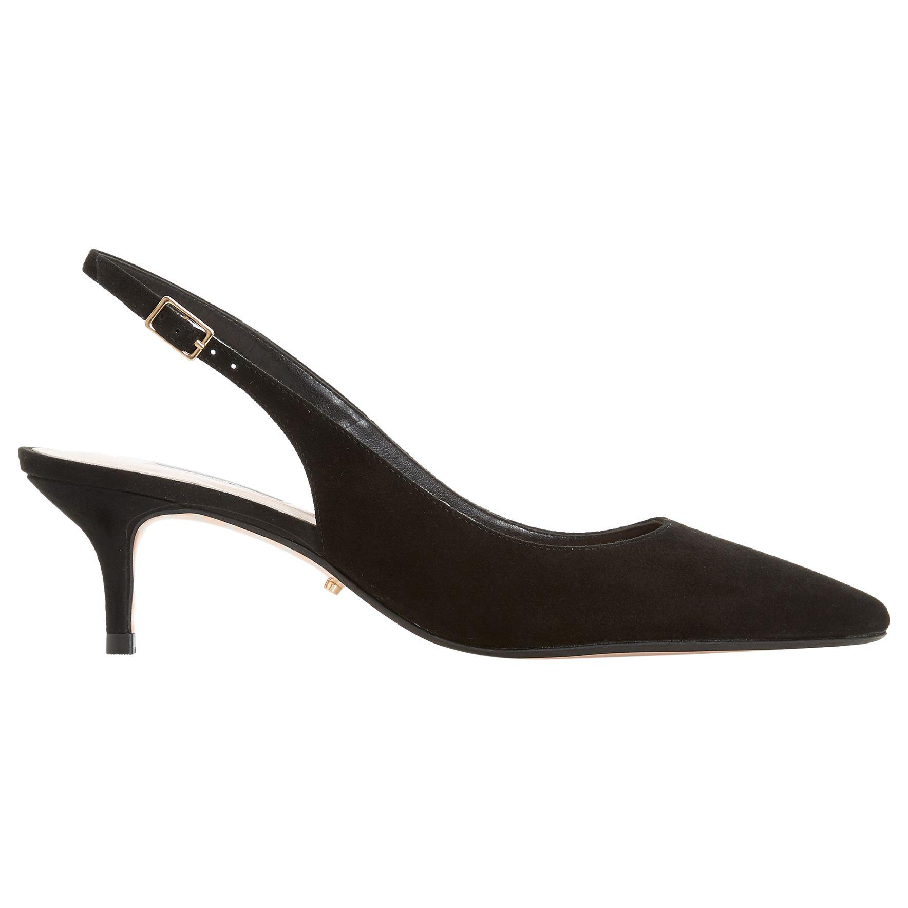 dune kitten heel slingbacks