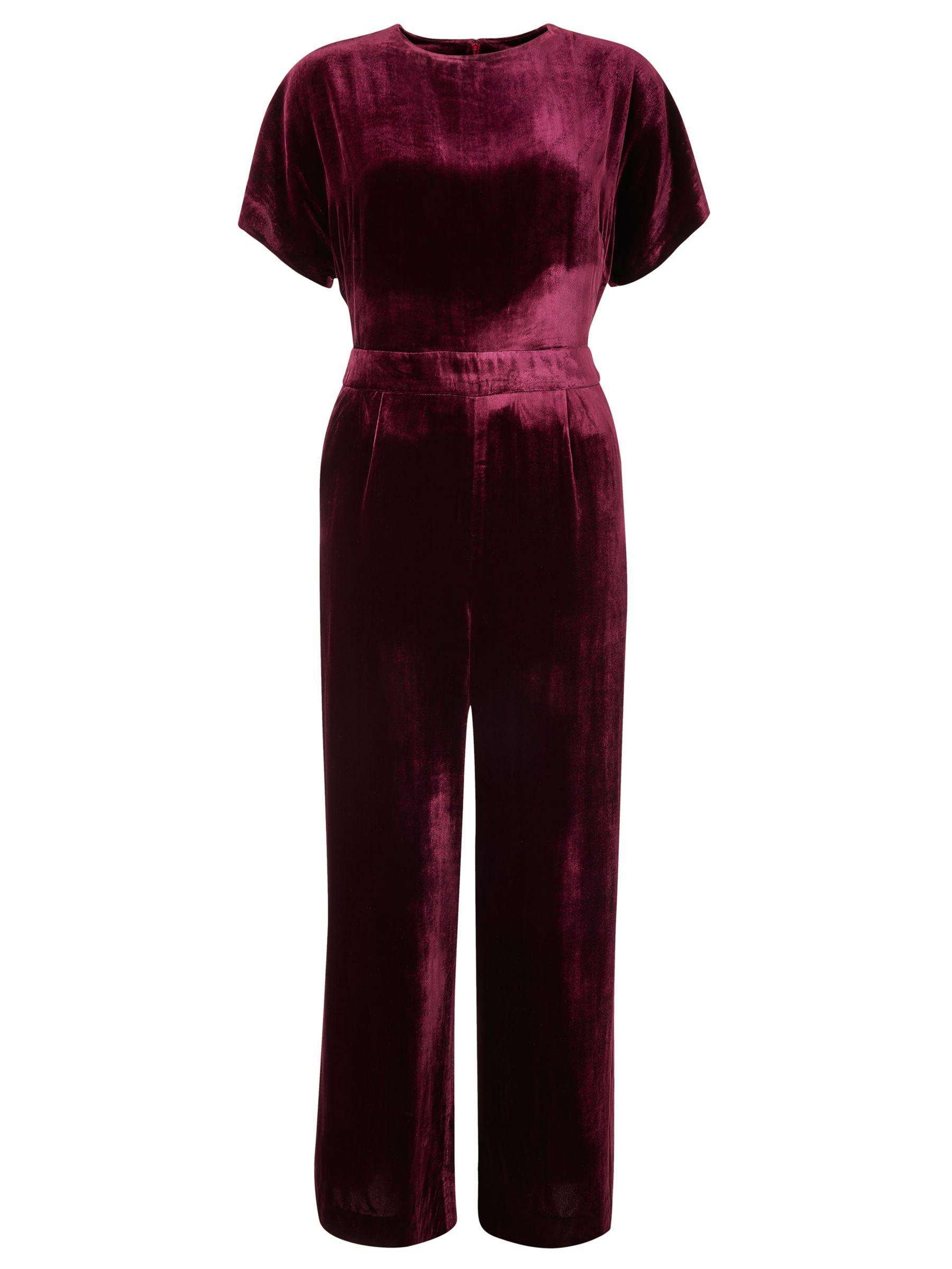 aston velvet jumpsuit