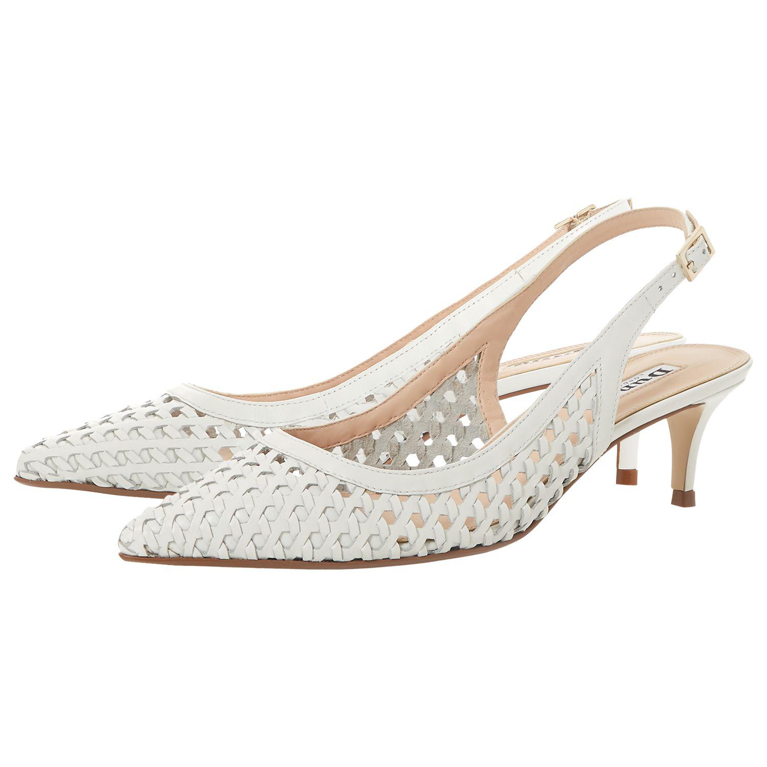 dune kitten heel slingbacks