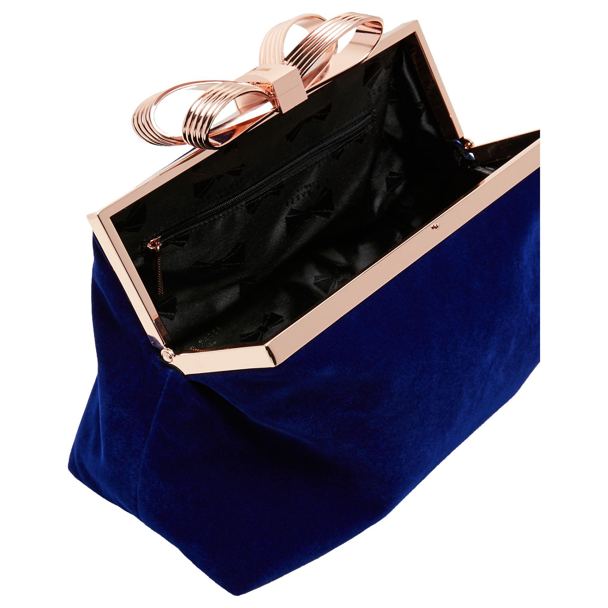 ted baker blue clutch bag