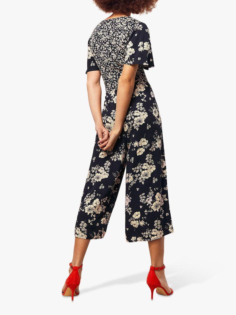 oasis botanical patched jumpsuit