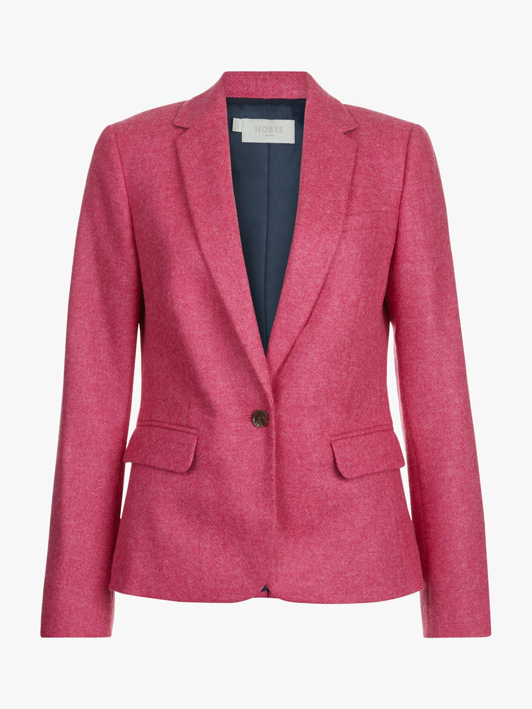 Hobbs Wool 'blake' Jacket in Pink Lyst