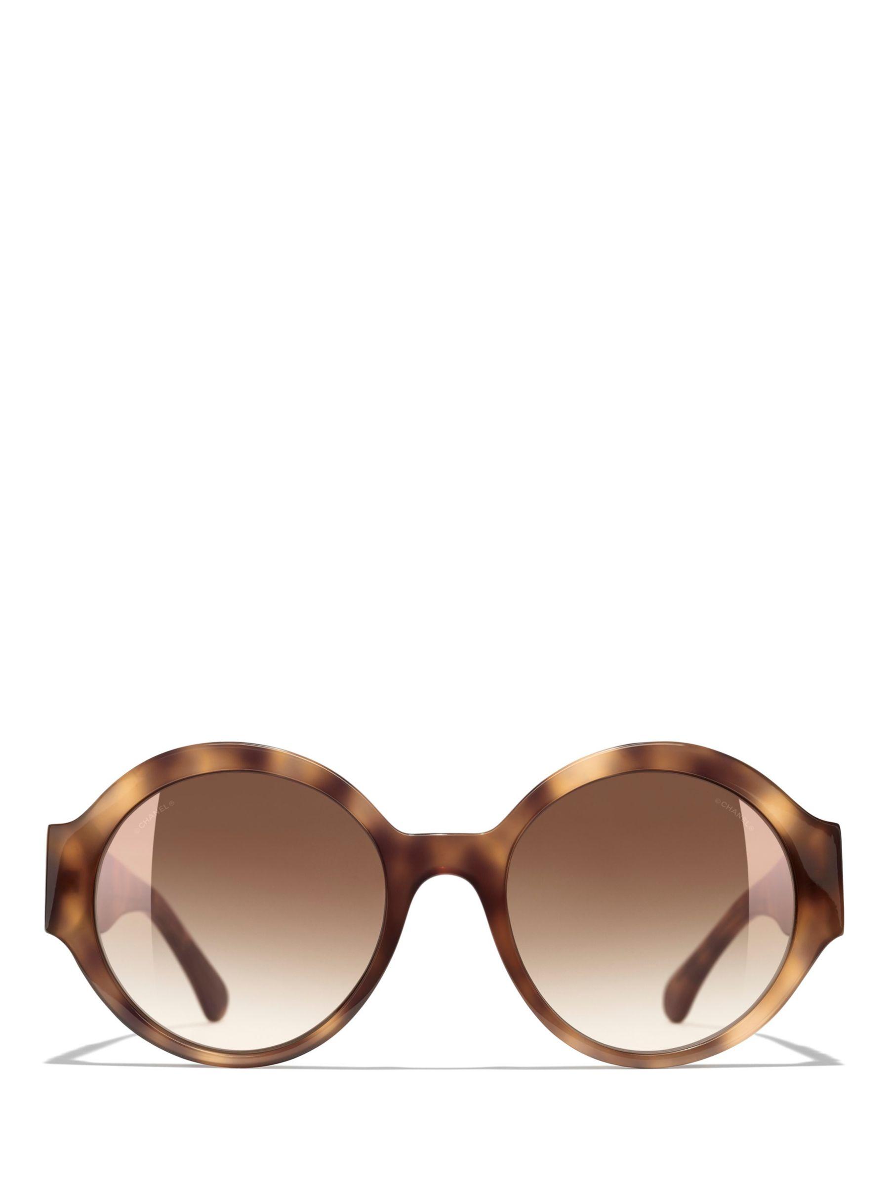 Chanel Oval Sunglasses Ch5410 Havana/brown Gradient in Pink