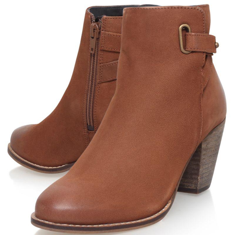 Smart Block Heeled Ankle Boots 