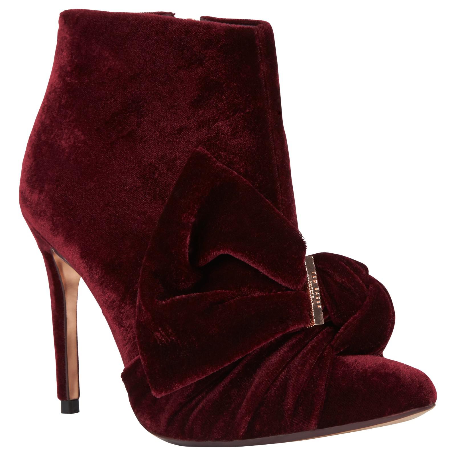 ted baker burgundy boots