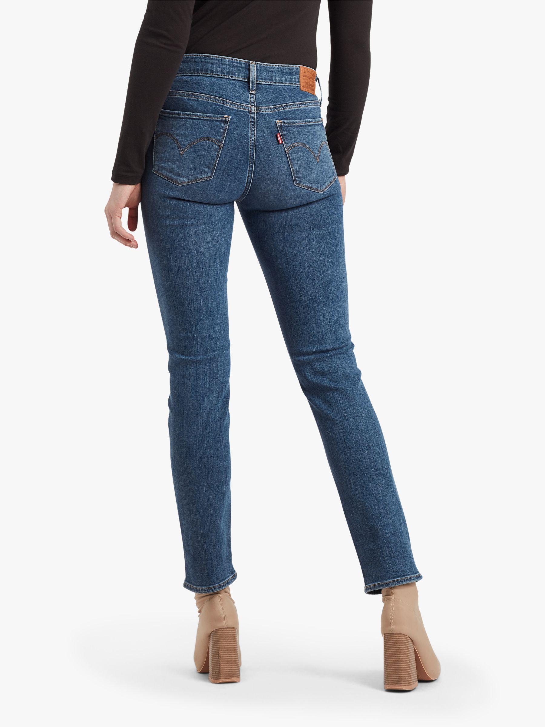 levi's 712 mid rise slim jeans
