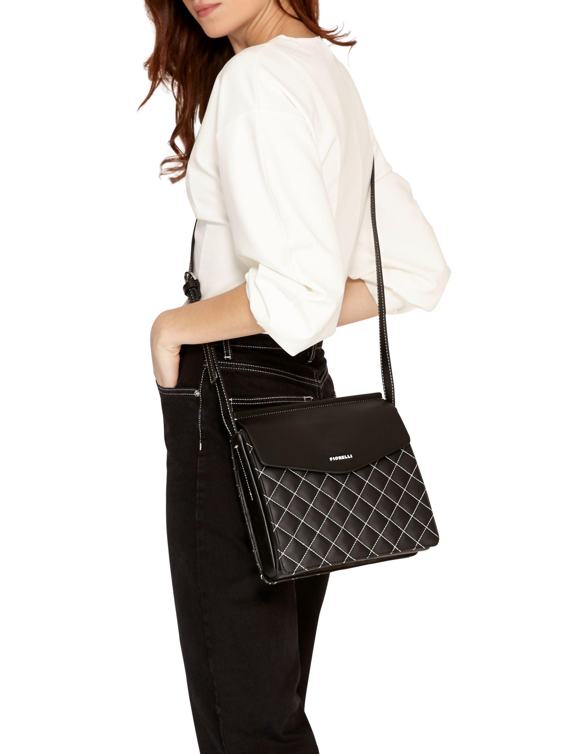 fiorelli cross body bag black