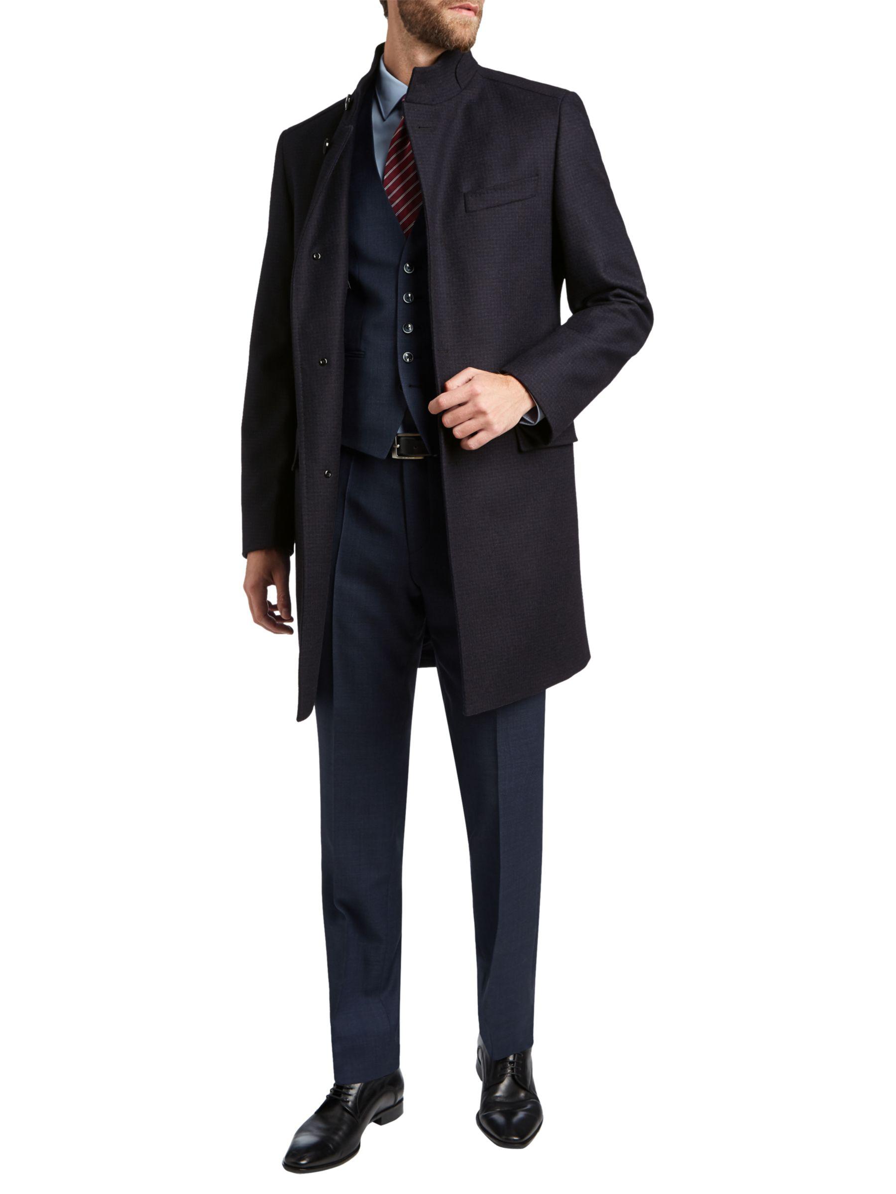 hugo boss mintrax coat