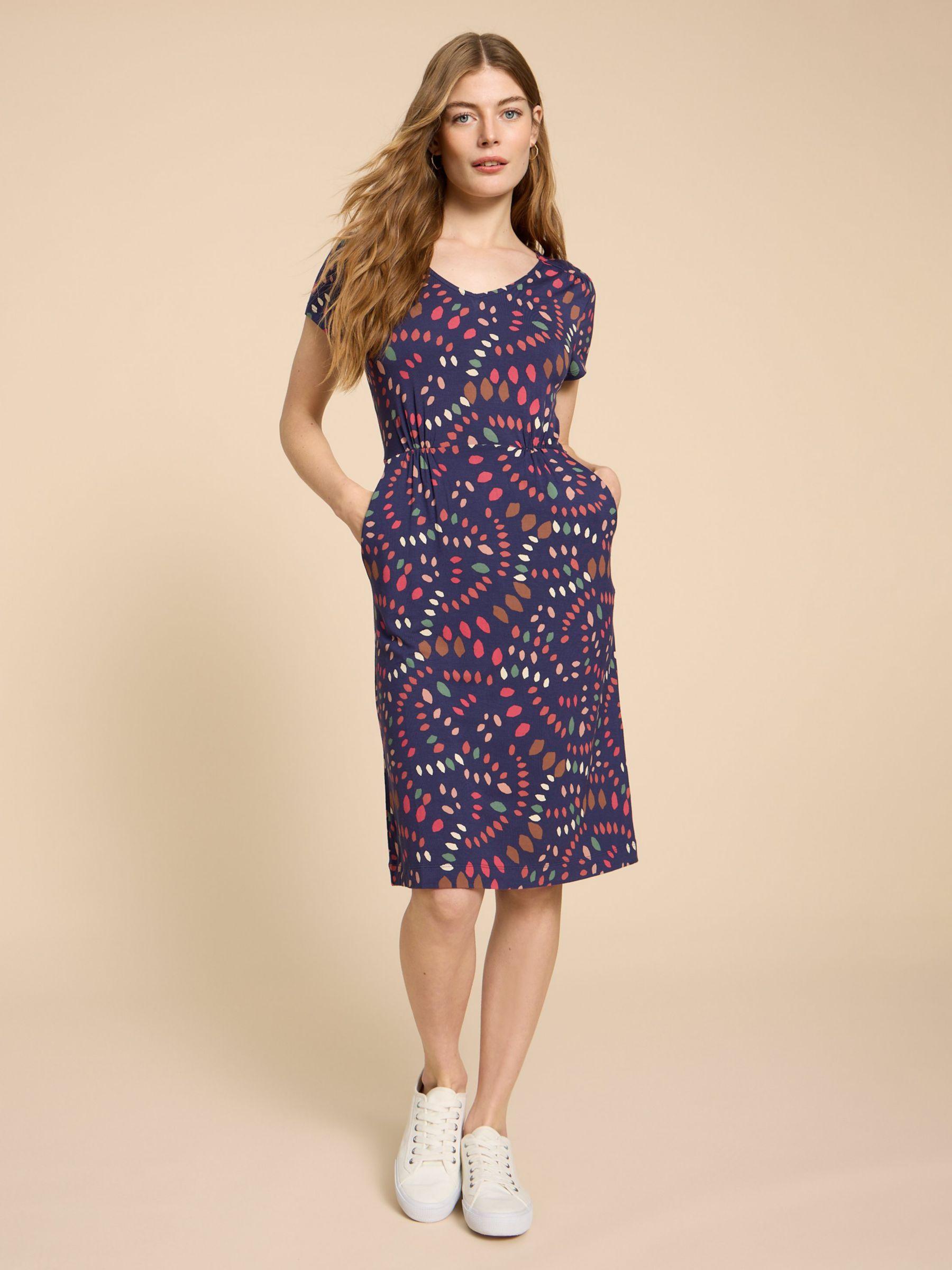 White stuff navy dress cheap