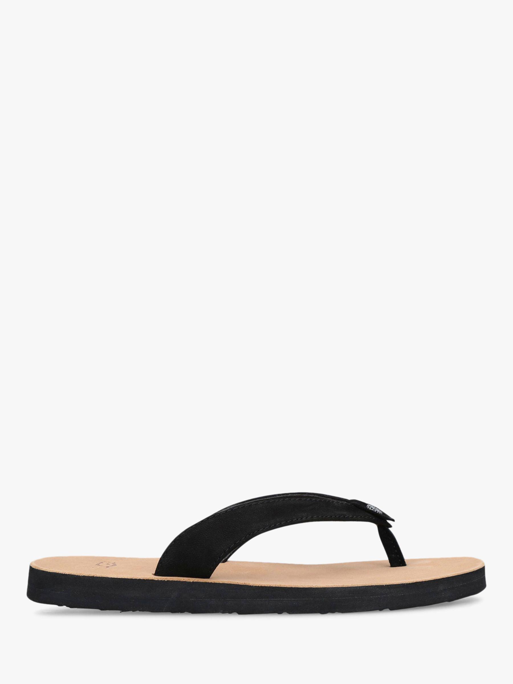 UGG Tawney Flip Flops in Black | Lyst UK