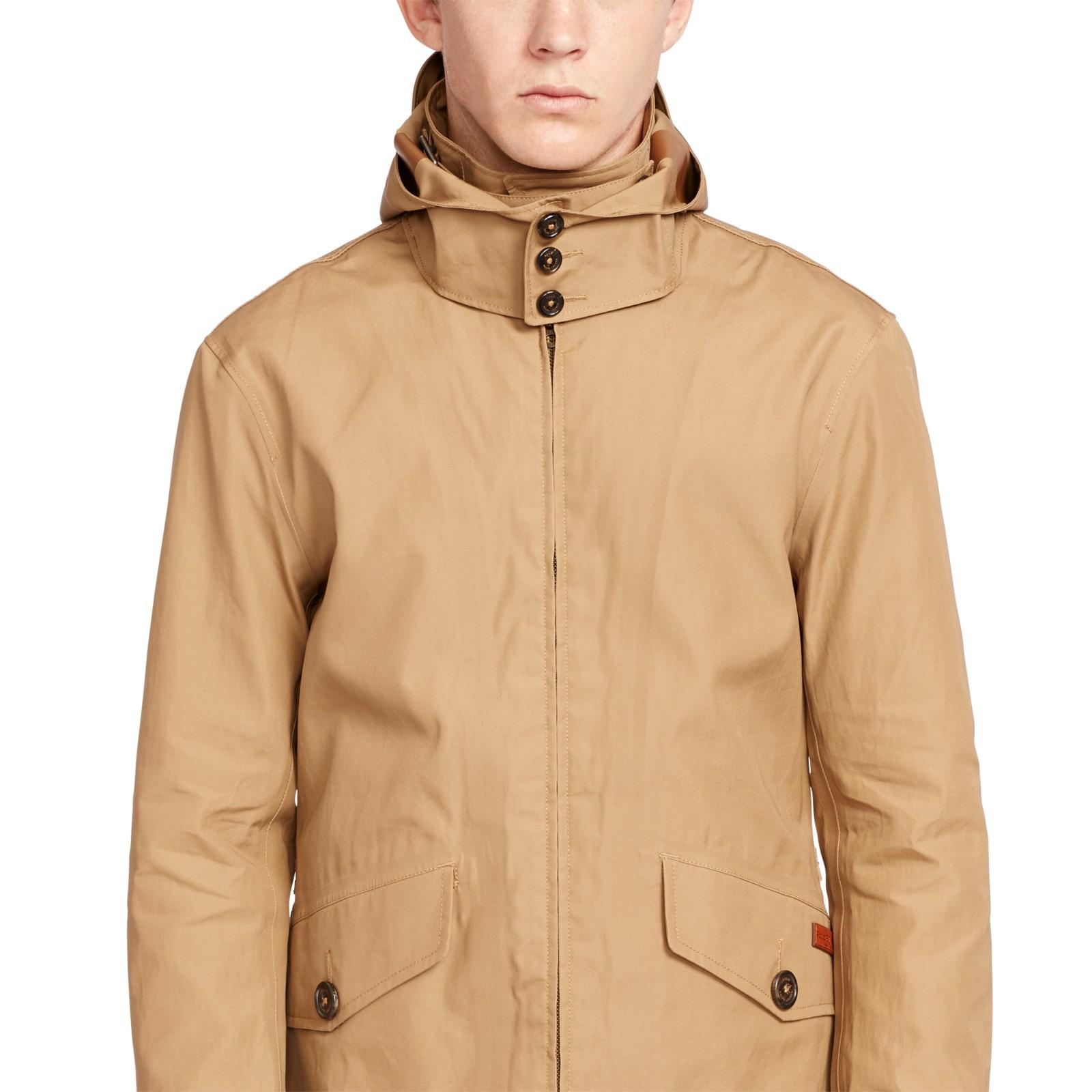 Lyst - Polo Ralph Lauren Cotton Twill Jacket in Natural 