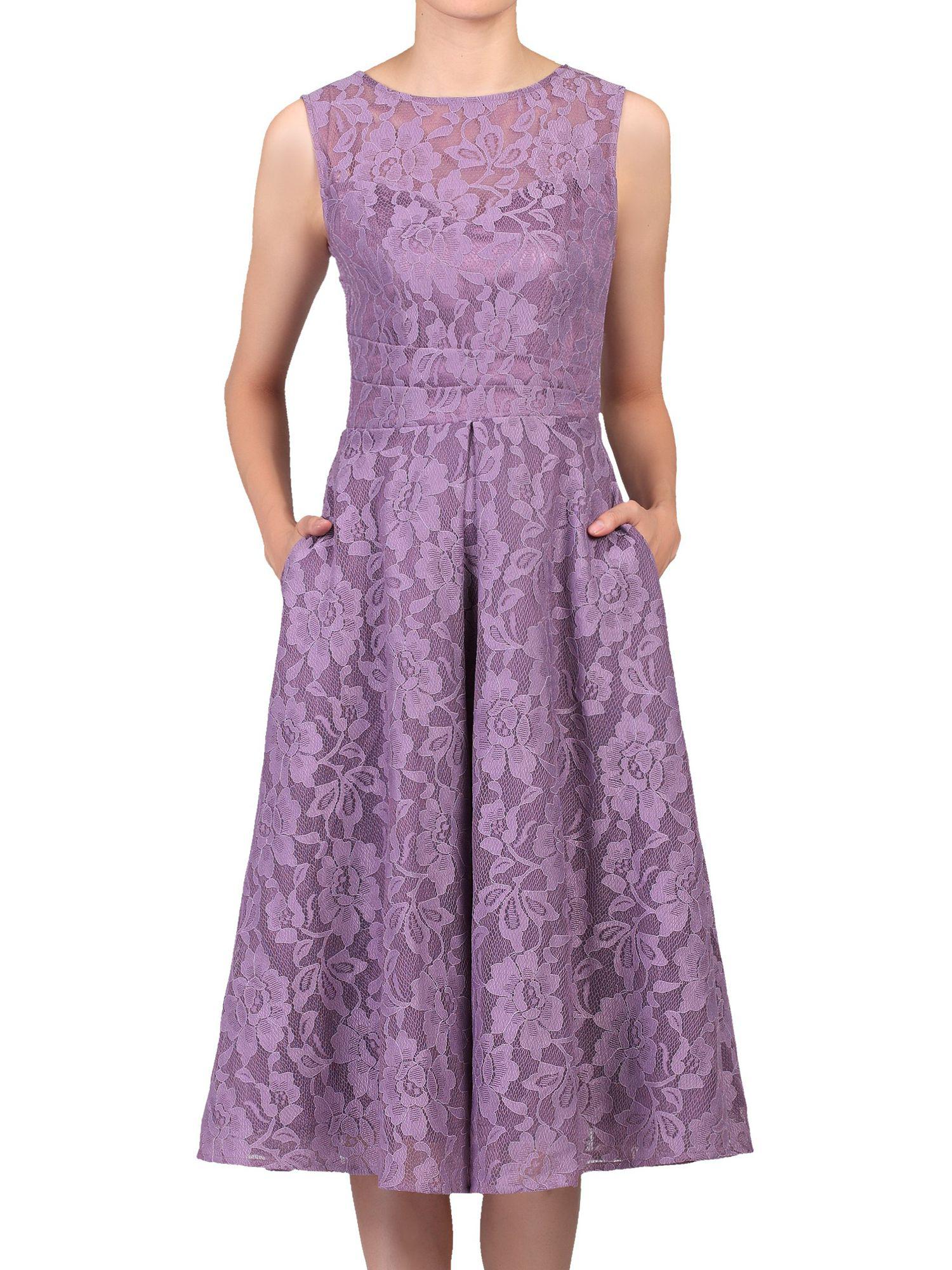 jolie moi mauve dress