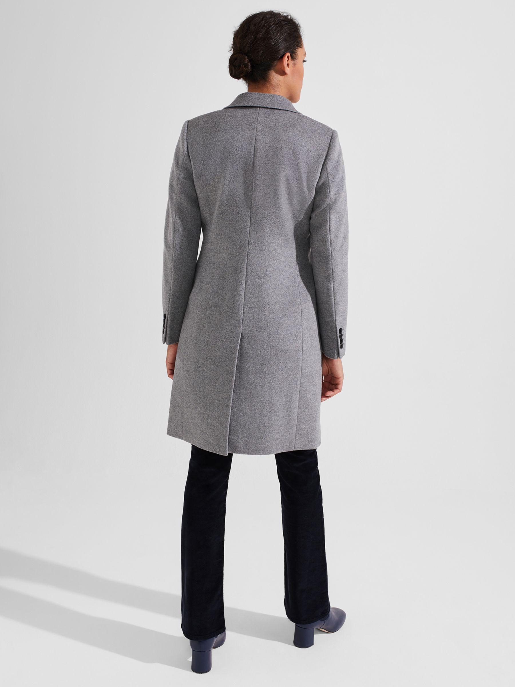 Hobbs tilda top wool coat black