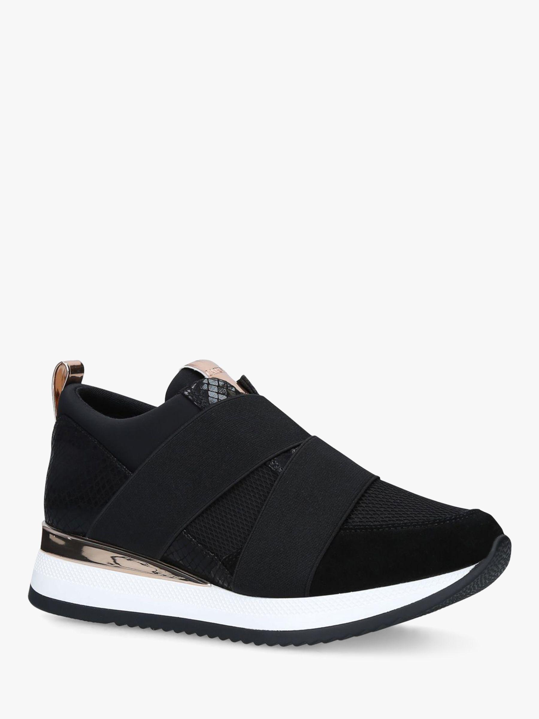 black carvela trainers