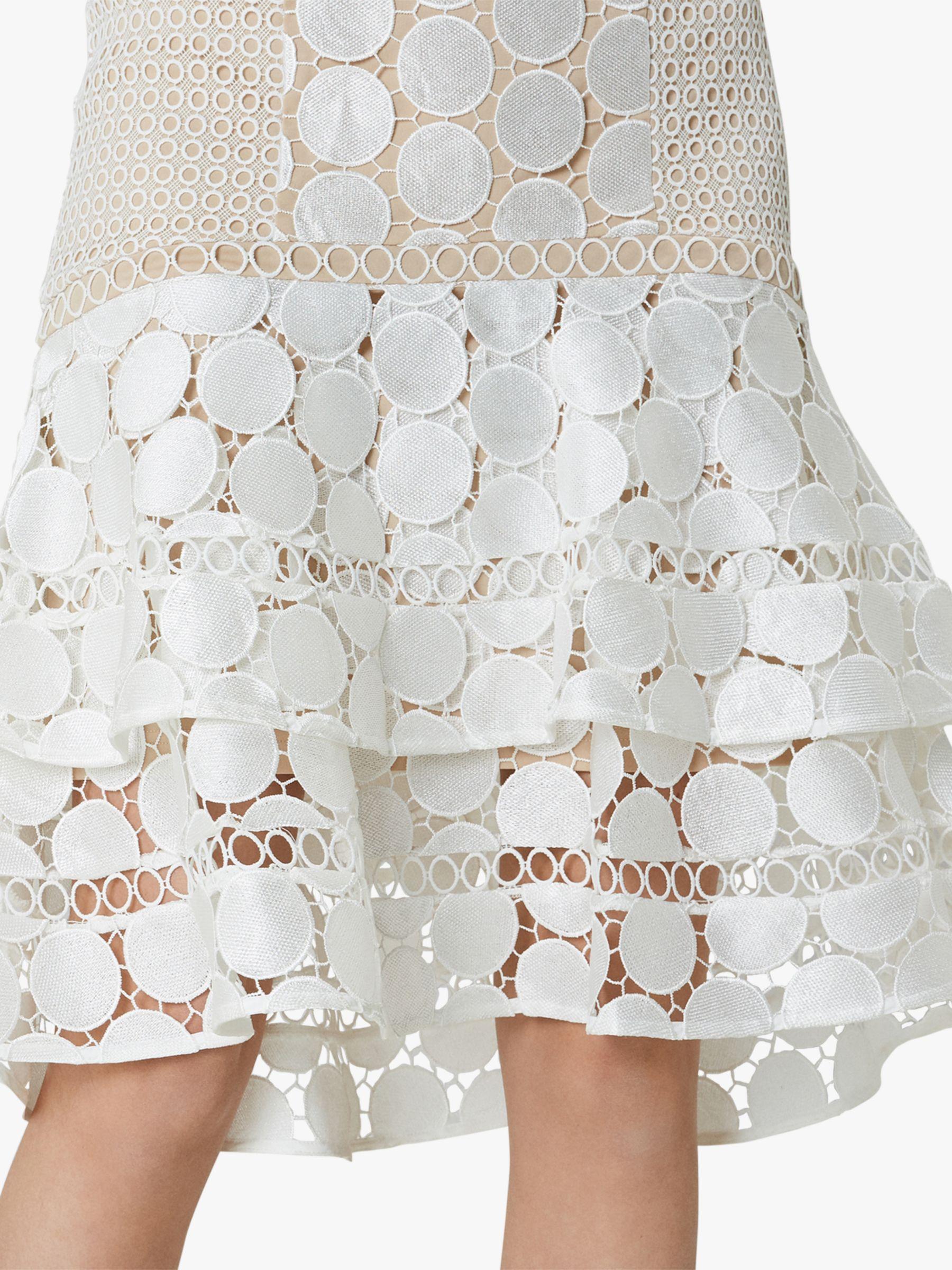 eve geo lace shift dress