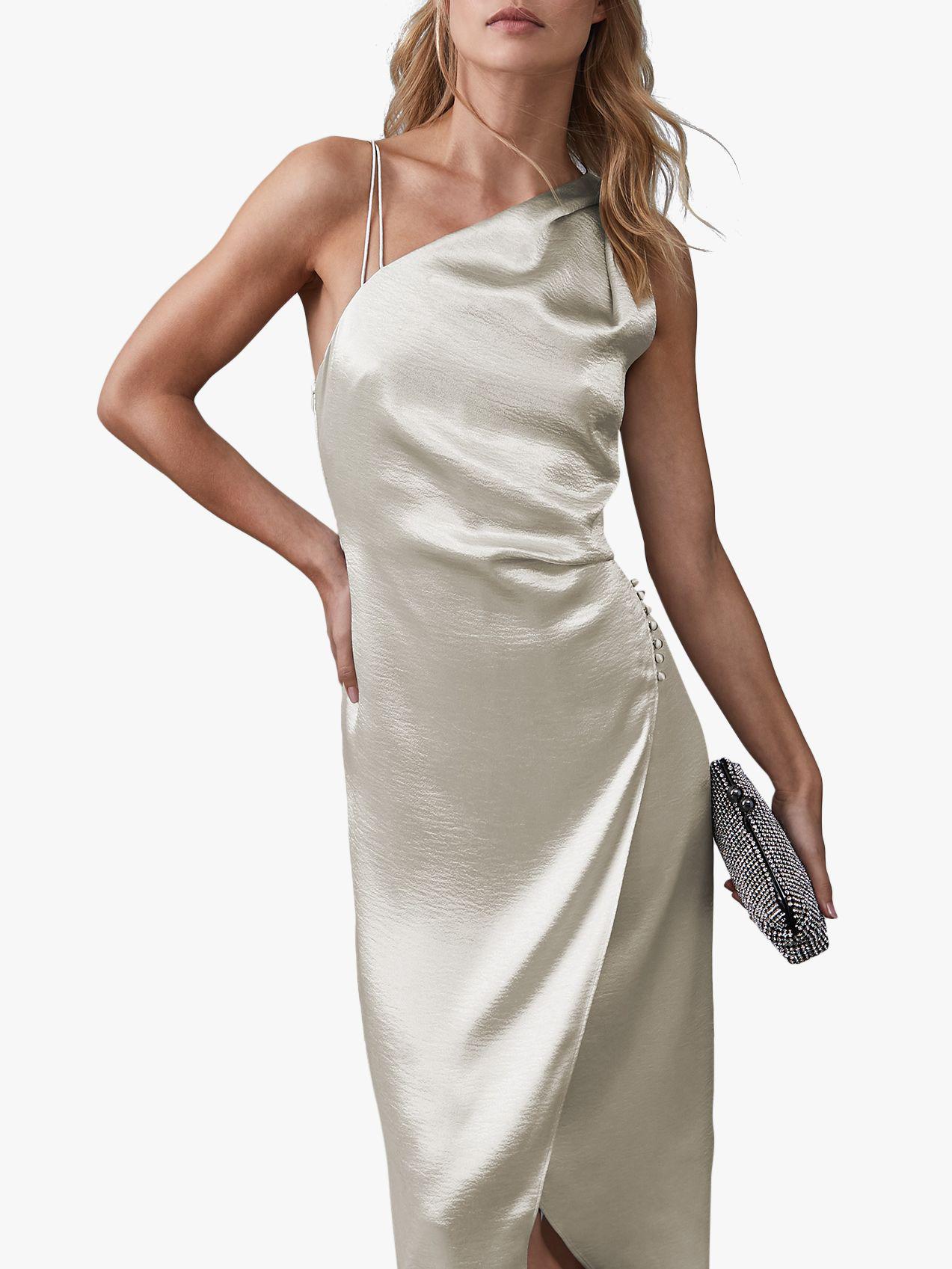 reiss positano dress gold