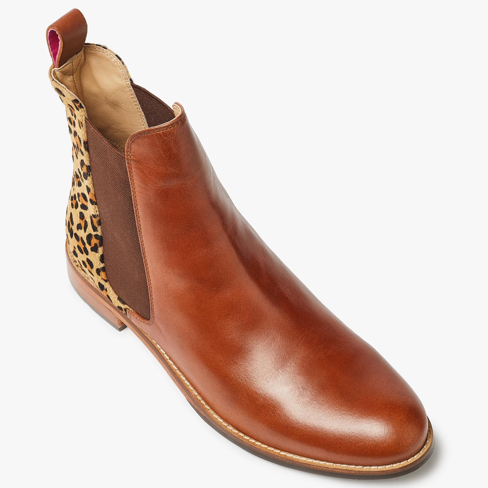 westbourne chelsea boot leopard print