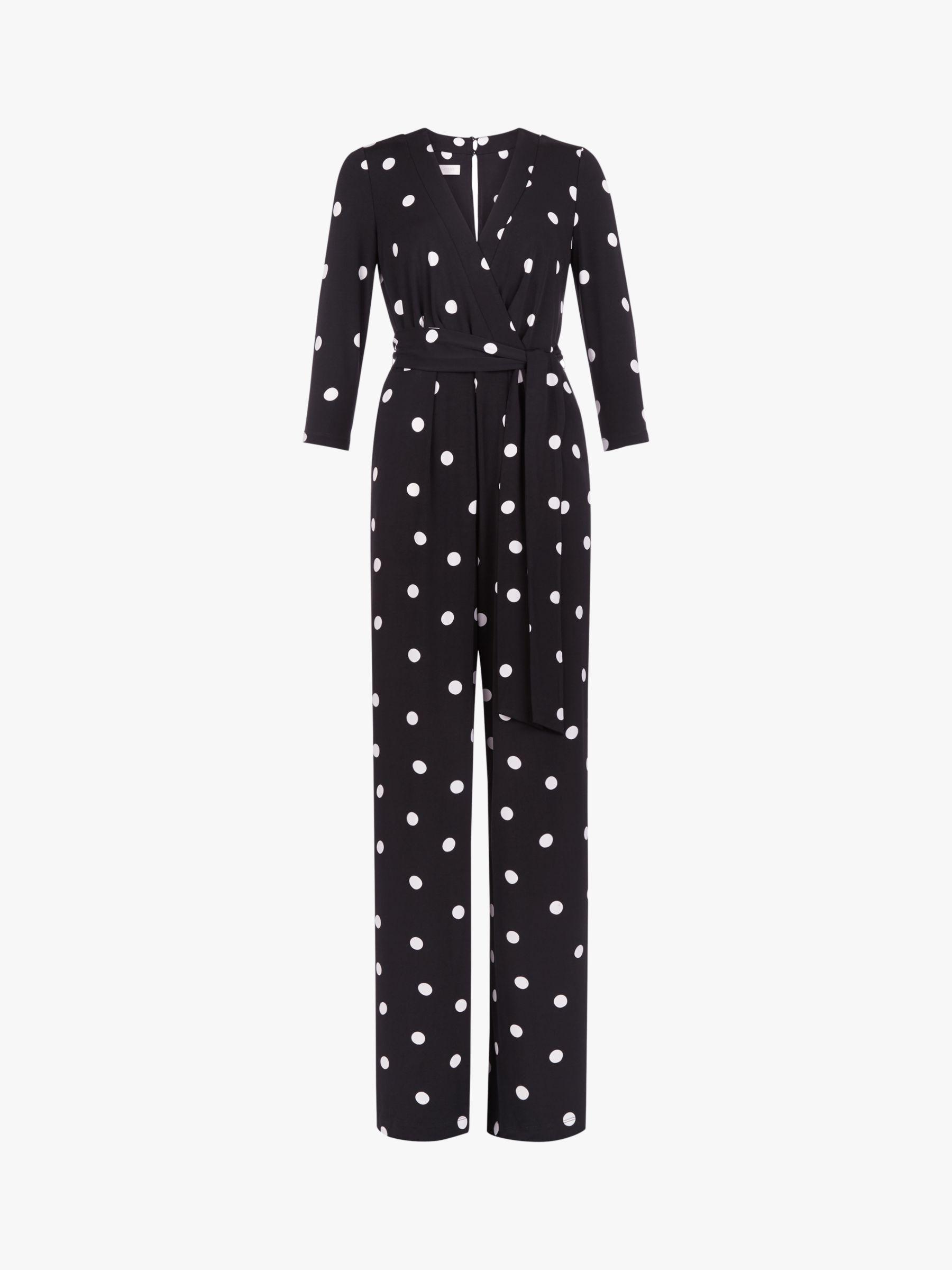 hobbs black and white jumpsuit
