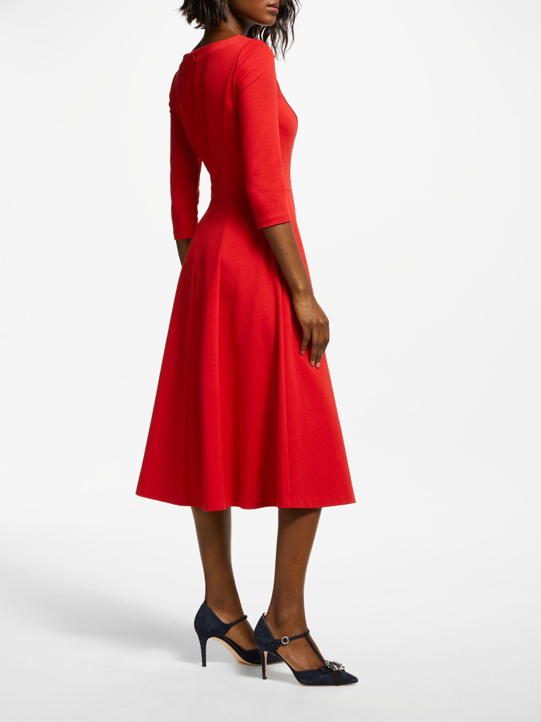 claudia ponte midi dress