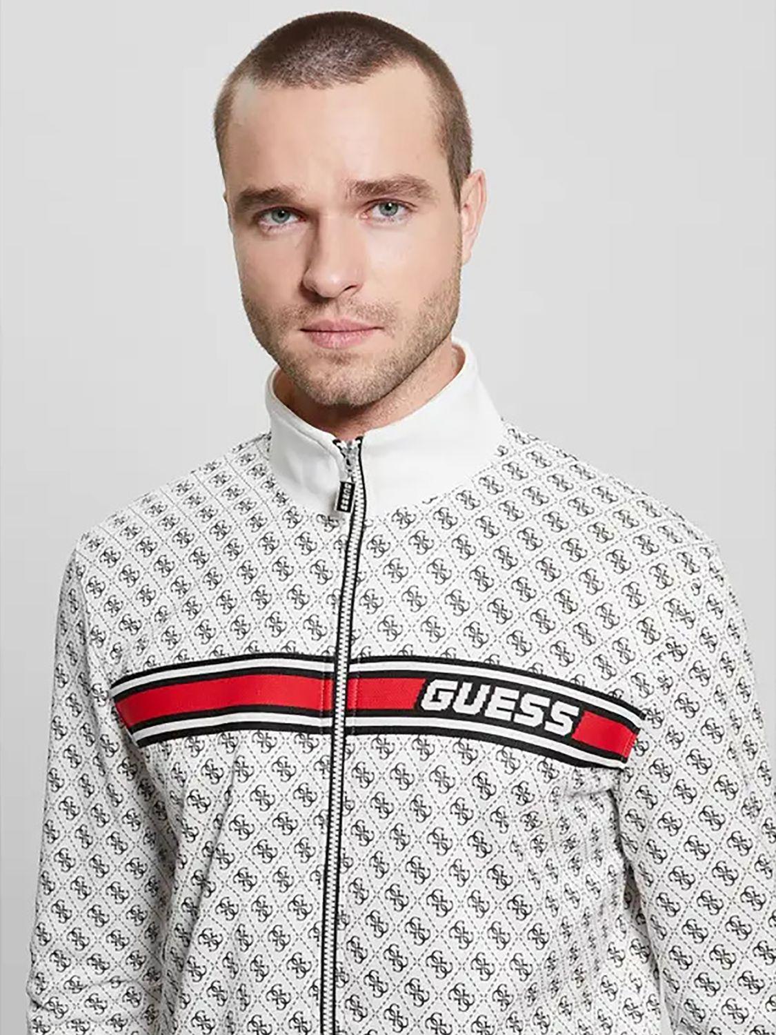 Guess men's quilted hotsell jacket with fleece collar