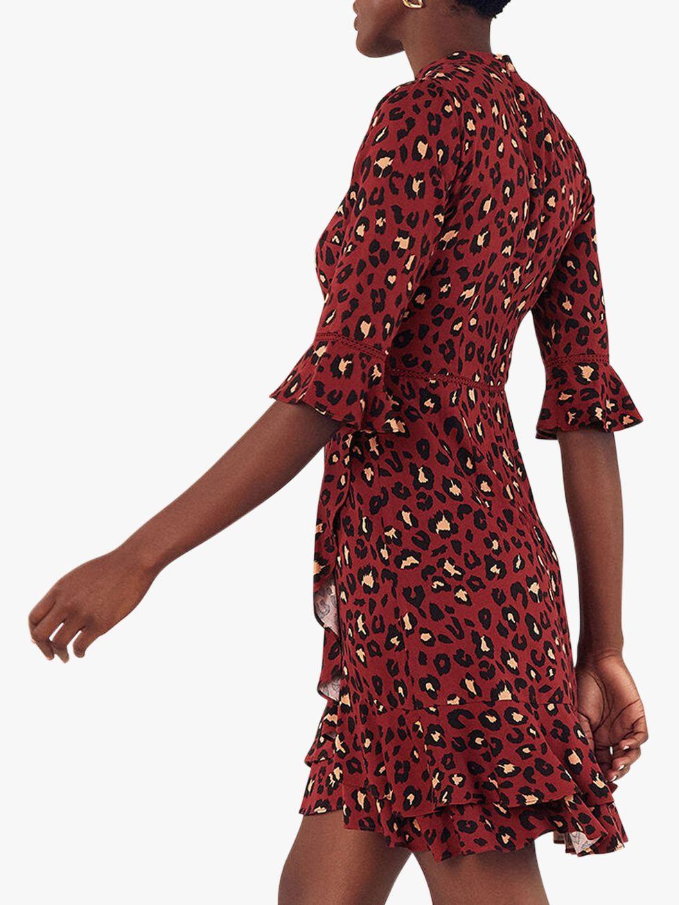 oasis leopard print maxi dress
