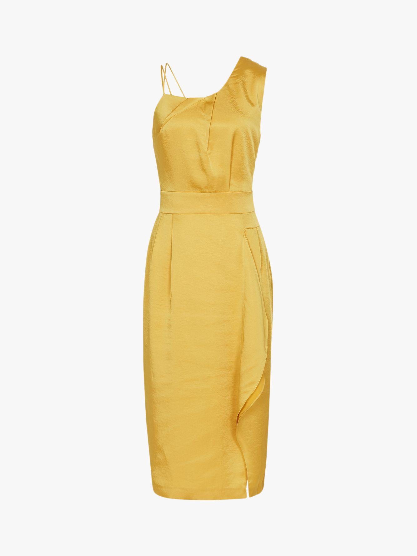 reiss yellow dress