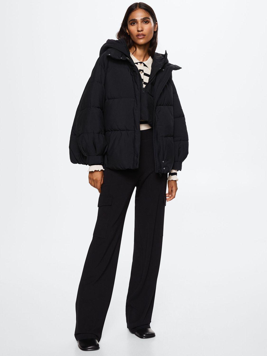 Mango puffa coat sale