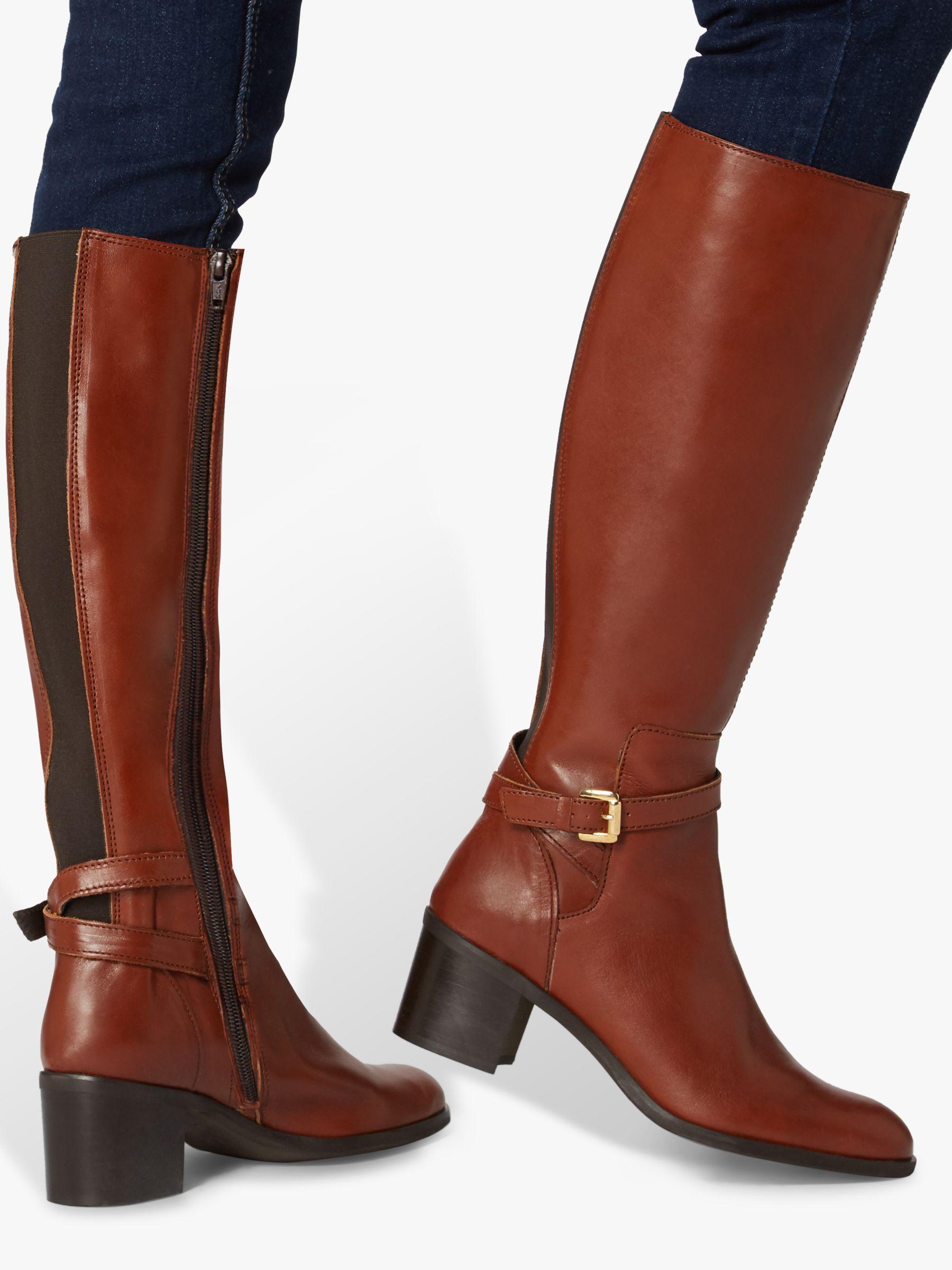 dune tan knee high boots