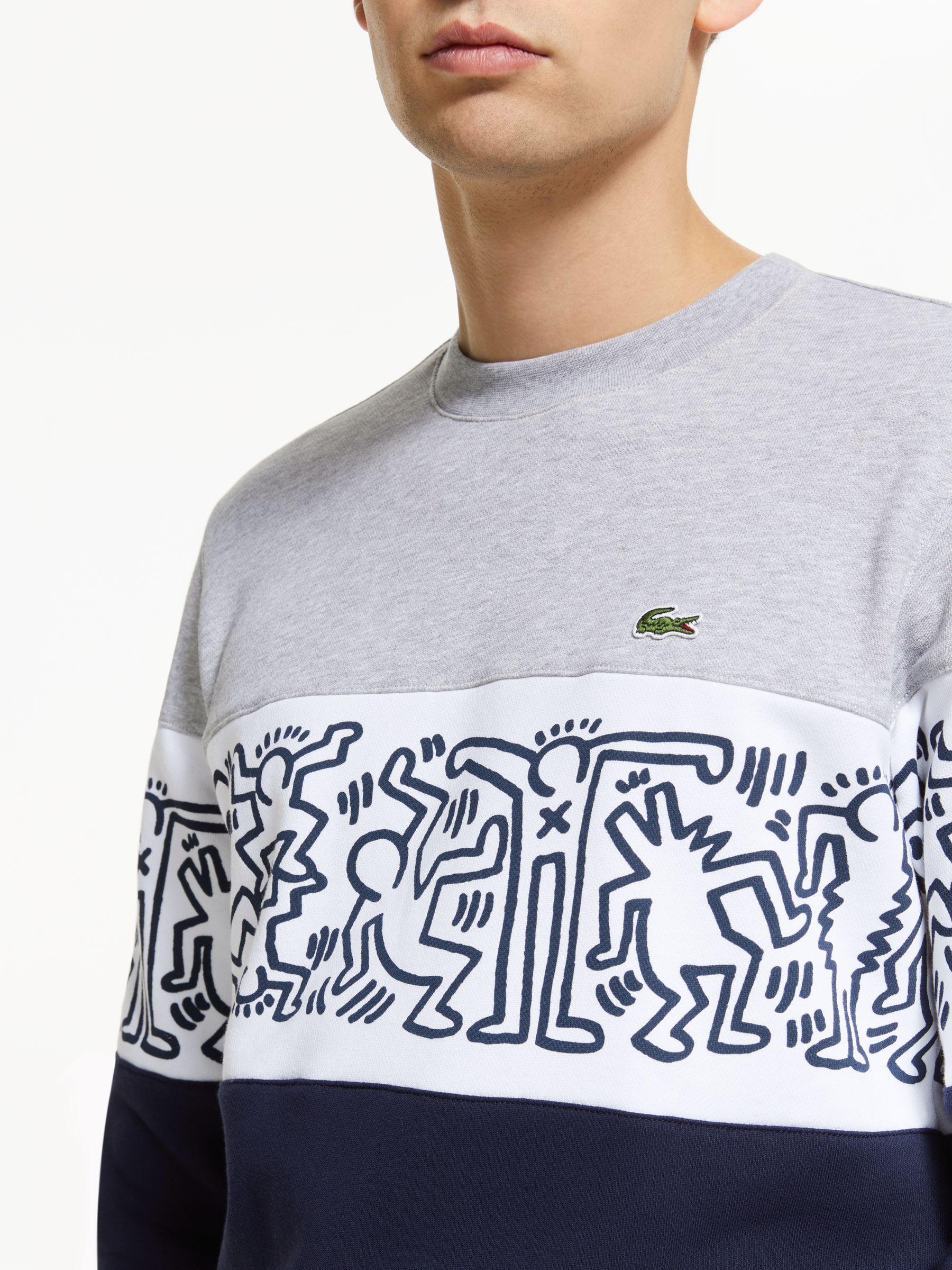 lacoste keith haring sweatshirt