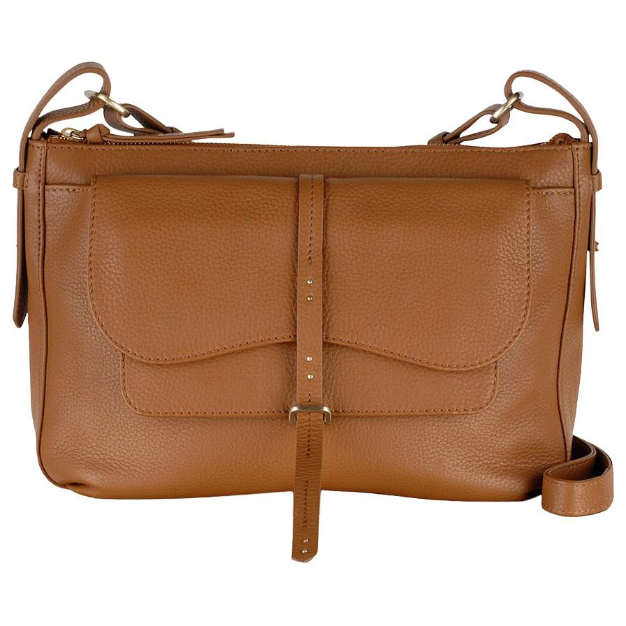 Radley Grosvenor Medium Leather Across Body Bag in Brown - Lyst