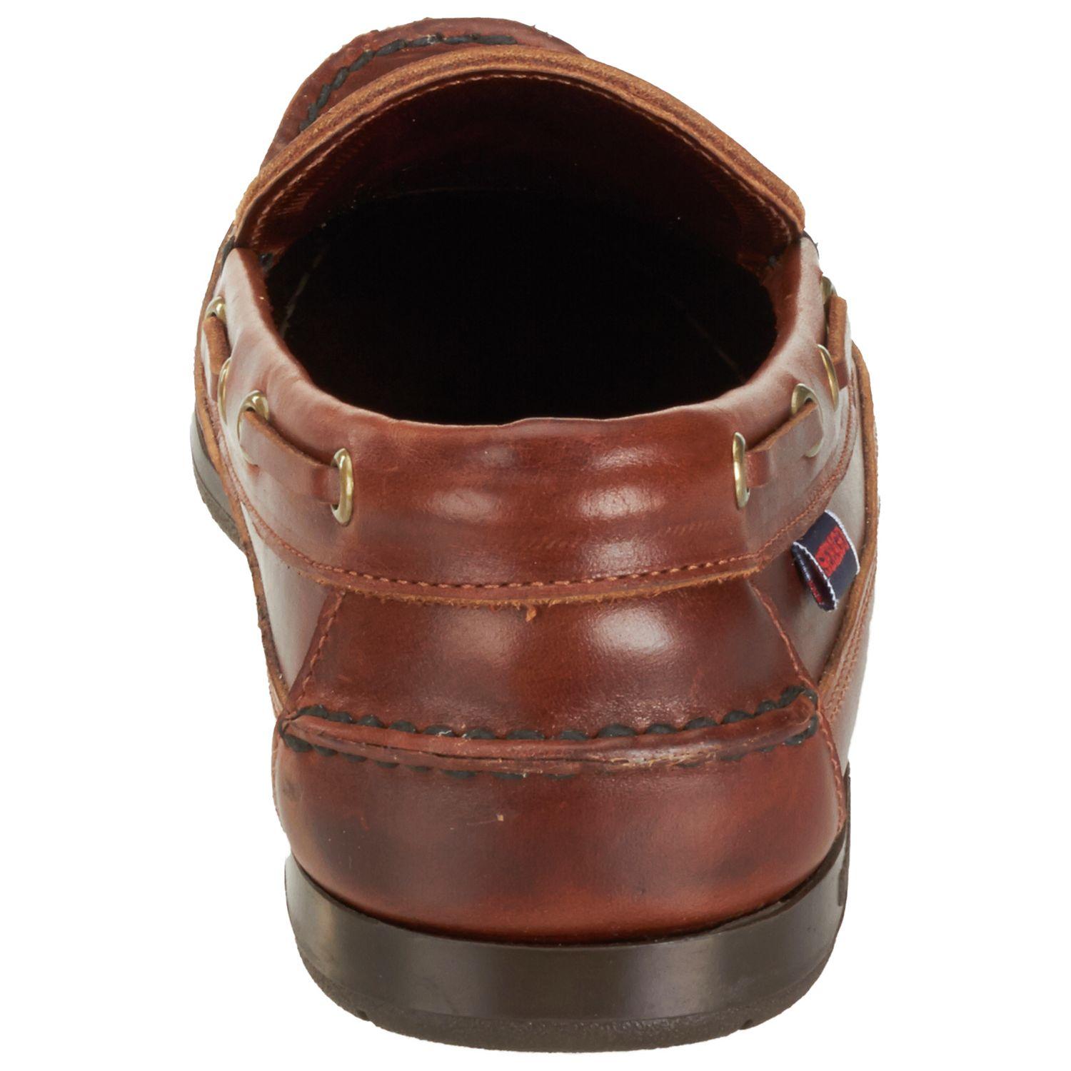 sebago ketch leather boat shoes