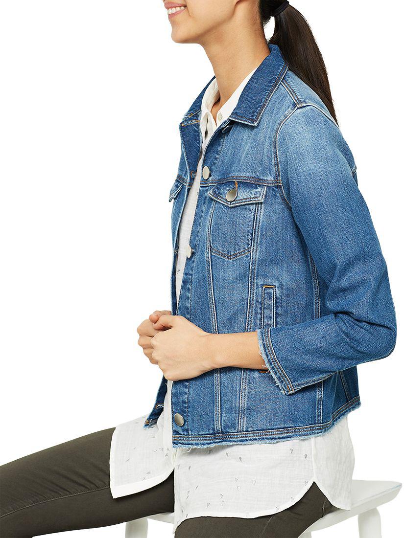 mint velvet denim jacket