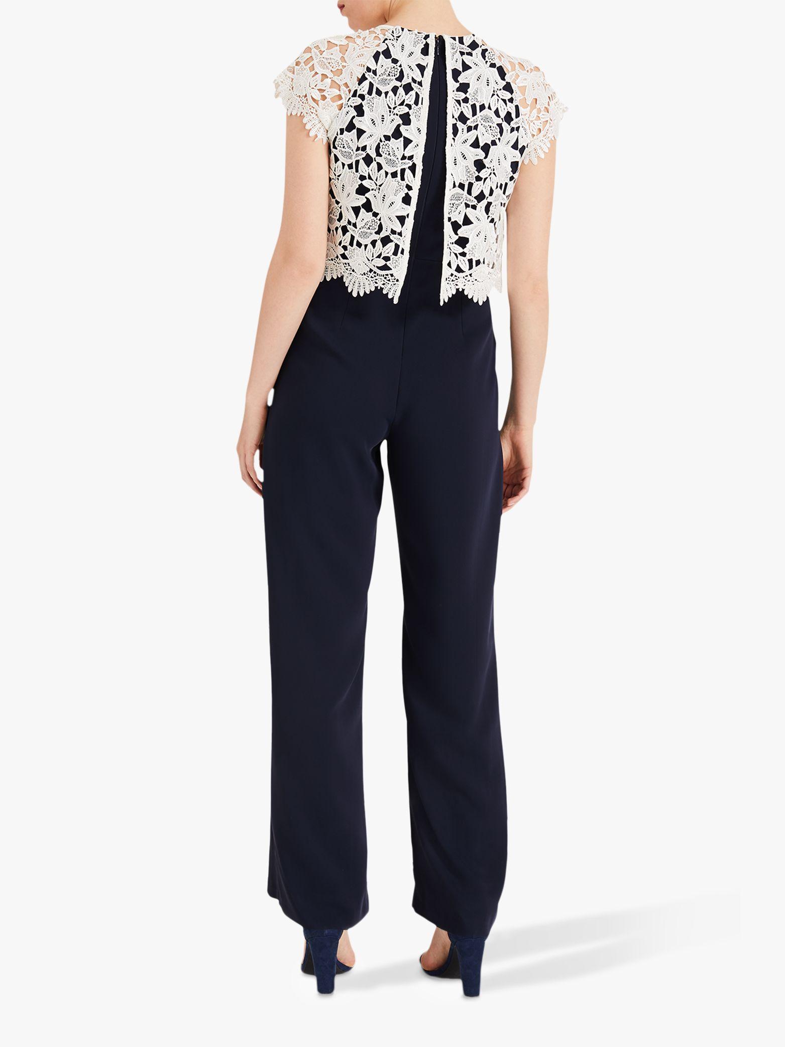 Phase Eight 's Katy Lace Jumpsuit in Blue | Lyst UK