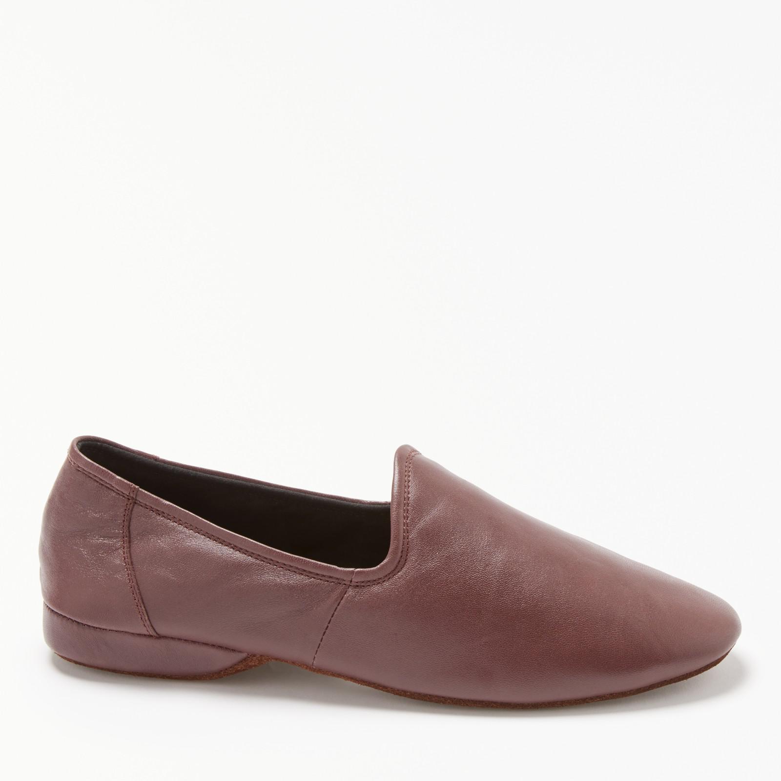 john lewis madrid leather mule slippers